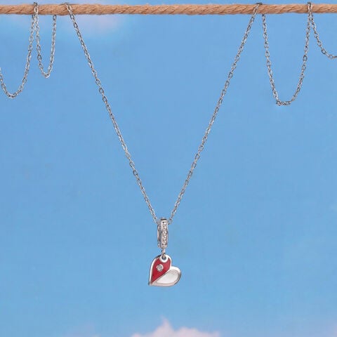Cheerful Heart Silver Pendant