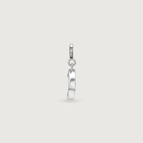 Classic Initial C Silver Charm
