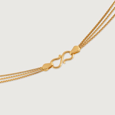 Triple Delight Gold Chain