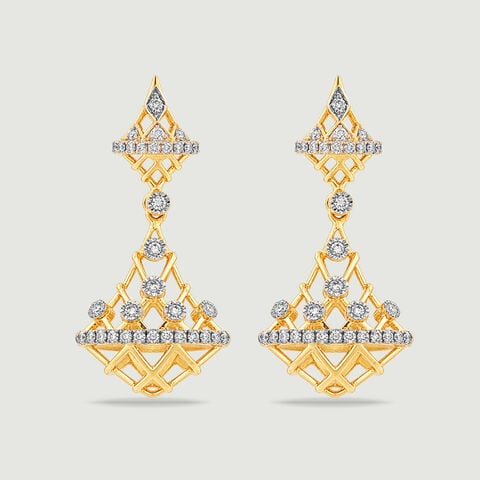 Striking Light Diamond Jhumka