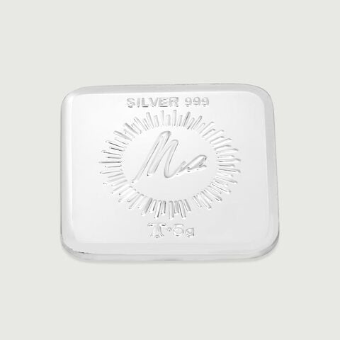 5 GM 999 Gayatri Mantra Silver Coin