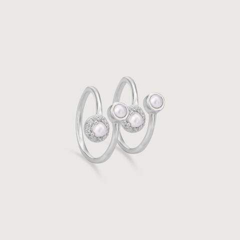 Chic Orbit Silver Toe Ring