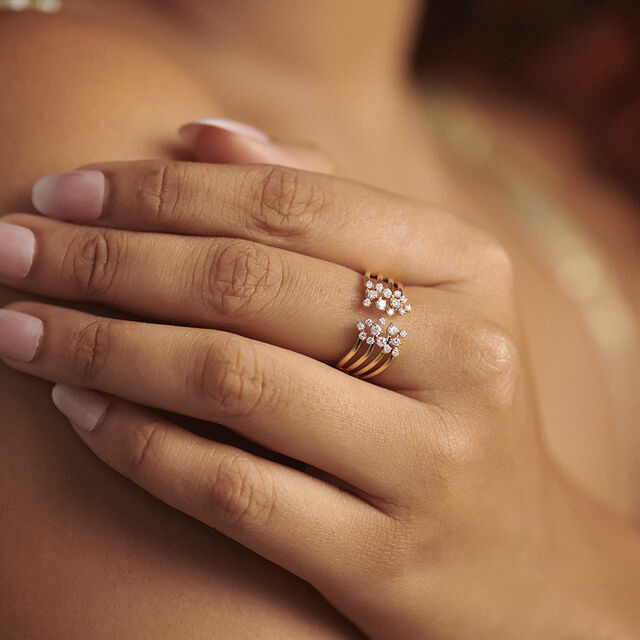 Luminous Flowing Diamond Ring,,hi-res image number null