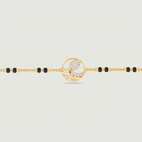 Auspicious Radiant Diamond Mangalsutra Bracelet