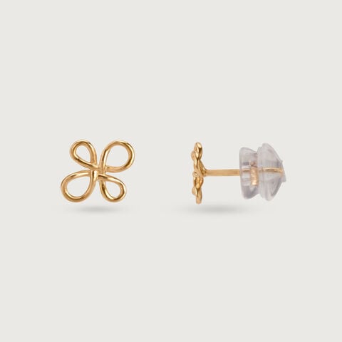 Eternal Blossom 14KT Yellow Gold Stud Earrings