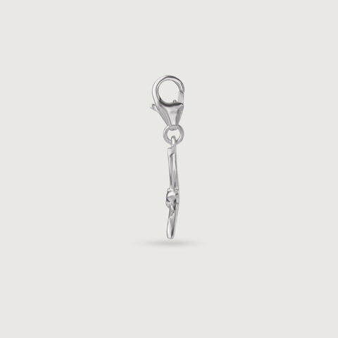 Whimsical Flutter Silver Charms