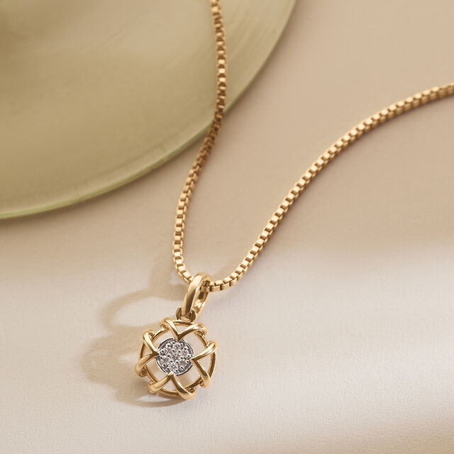 Joyful Halo Diamond Pendant,,hi-res image number null