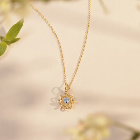 Serene Petal Diamond Pendant