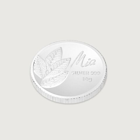 10 GM 999 Mango Leaf Silver Coins