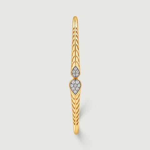 Elegant Diya Diamond Bangle