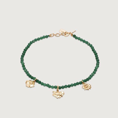 Floral Dazzle Gemstone Bracelet