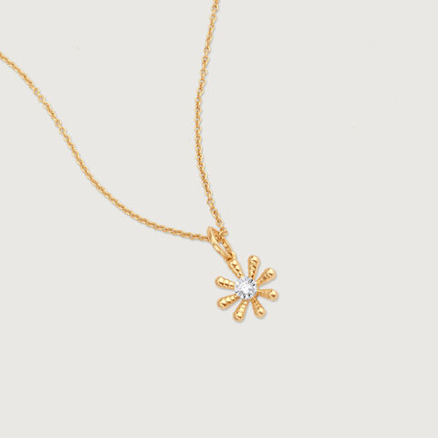 Springtime Daisy Diamond Pendant