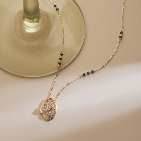 Enchanting Drift Diamond Mangalsutra