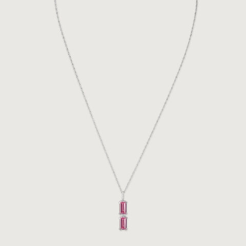 Elegant Glow Silver Necklace