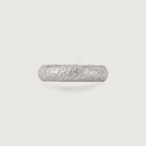 Chunky Textured Silver Ring