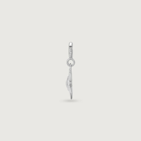 Radiant Sun Silver Charm