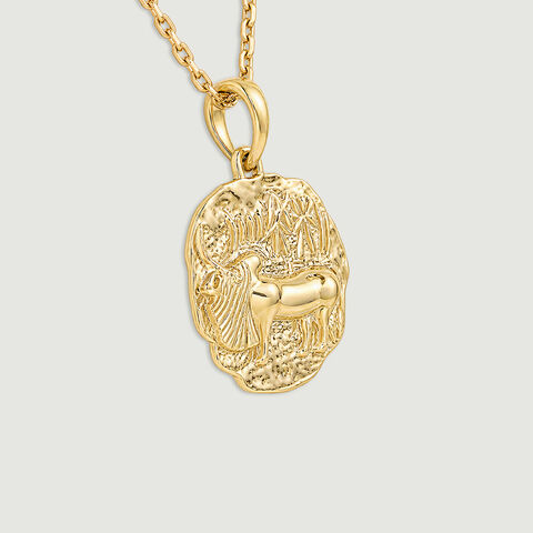 Ancient Sculptural Gold Pendant