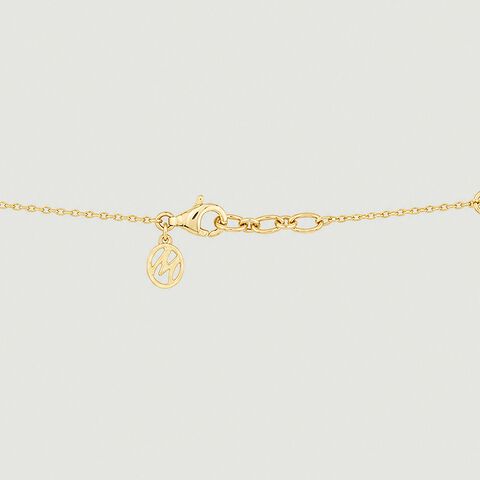 Fluid Luminous Pearl Gold Necklace