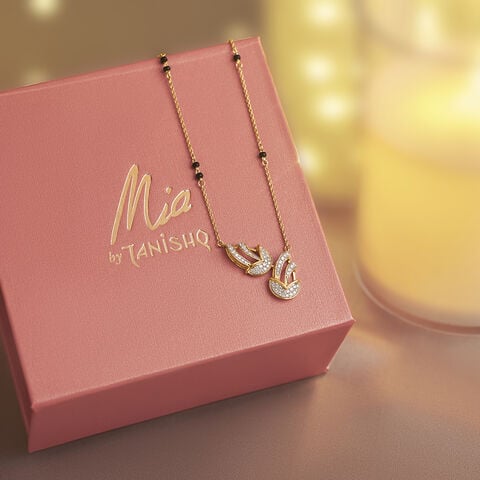 Radiant Angled Diamond Mangalsutra