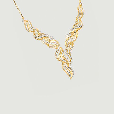 Sacred Lights Diamond Necklace