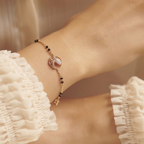 Auspicious Radiant Diamond Mangalsutra Bracelet