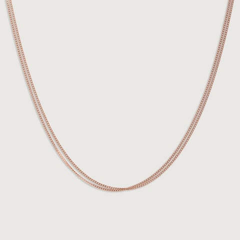 Double Link Rose Gold Chain