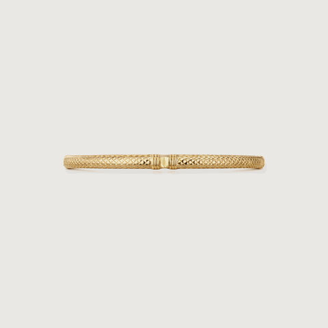 Textured Classic Gold Bangle