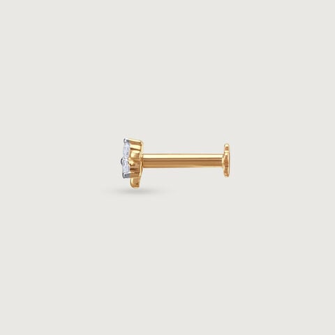Twinkle Bloom Diamond Nose Pin