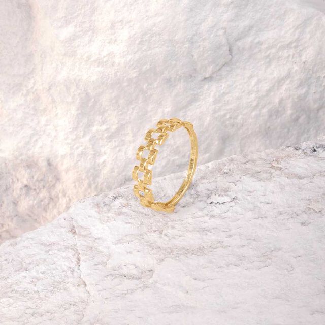 Urban Matrix Gold Ring,,hi-res image number null