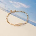 Sleek Linear Diamond Bracelet,,hi-res view 1