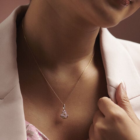 Gleaming Current Diamond Pendant