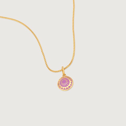 Radiant Dusk Gold Pendant