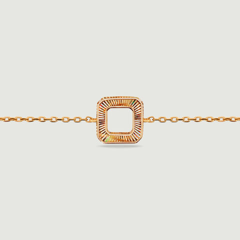 Sleek Geometric Gold Bracelet