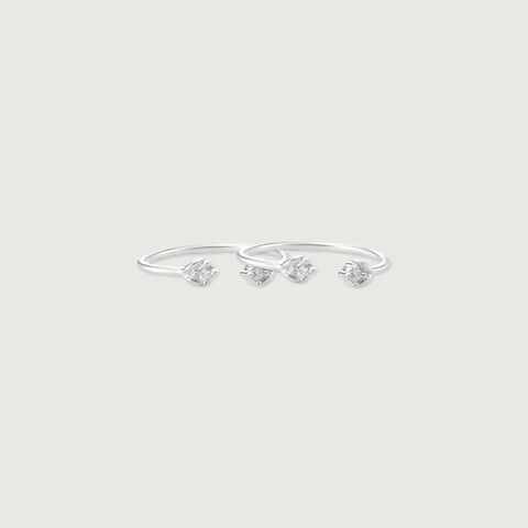 Subtle Shine Silver Toe Rings