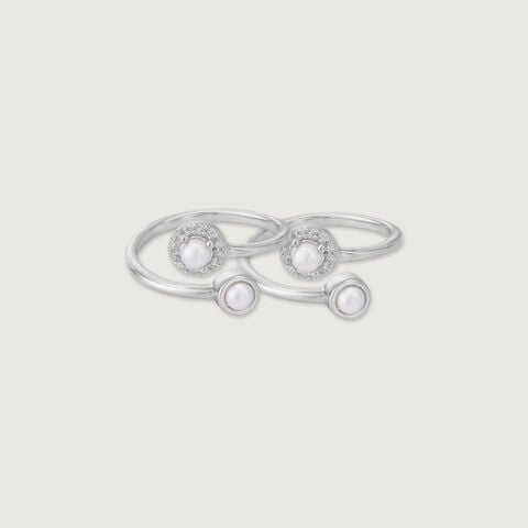 Chic Orbit Silver Toe Ring