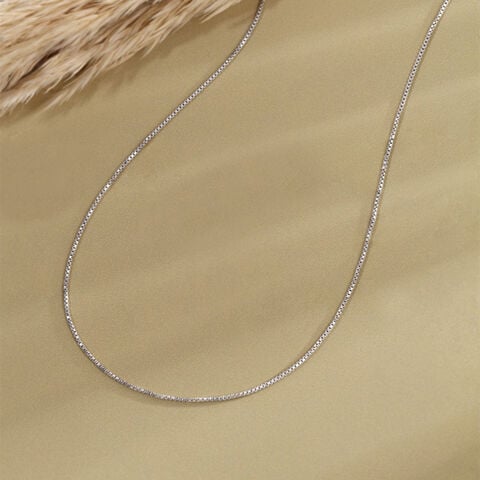Chic Gleam Silver Chain