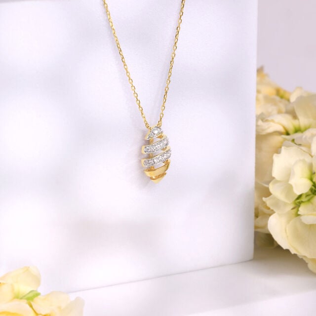 Hive Whisper Diamond Necklace,,hi-res image number null