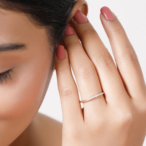 14KT Rose Gold Forever Yours Diamond Ring