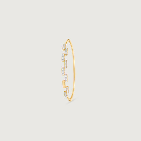 Linear Balance Diamond Bangle
