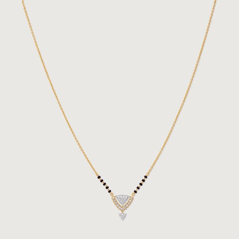 Graceful Geometric Diamond Mangalsutra