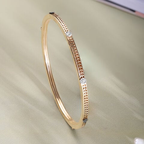 Modern Gleam Diamond Bangle