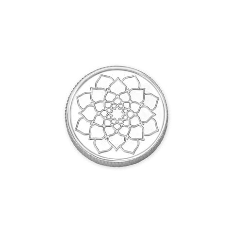 25 GM 999 Brilliant Lotus Silver Coin