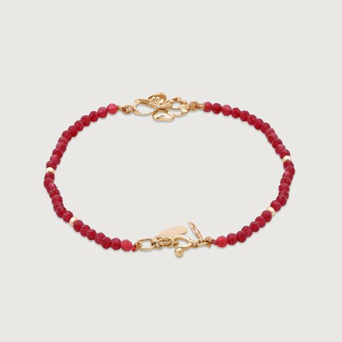 Blossom Charm Gemstone Bracelet