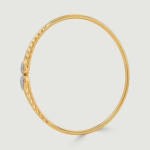 Elegant Diya Diamond Bangle