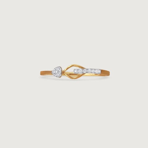 Hearty Wink Diamond Ring