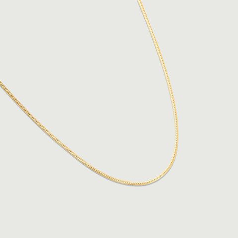Sleek Twist Gold Chain