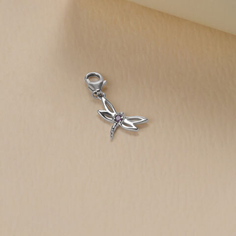 Whimsical Flutter Silver Charms