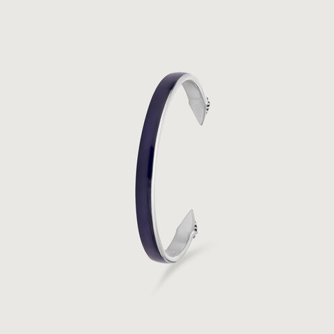 Bold Glint Silver Bangle