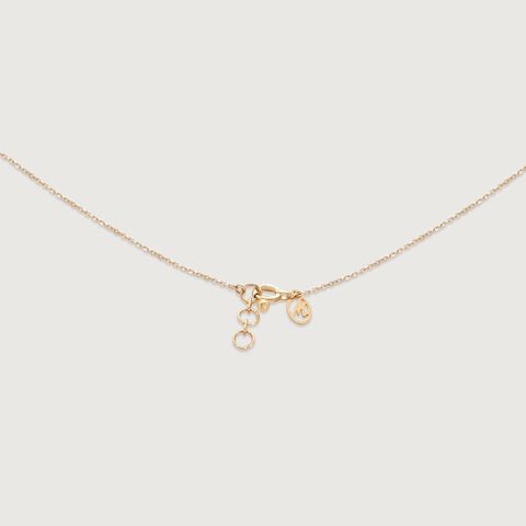 Golden Line Diamond Necklace