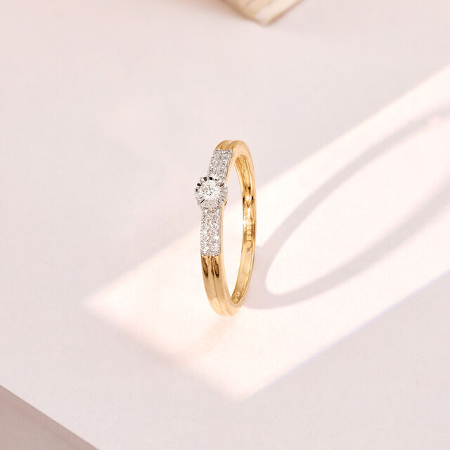 Graceful Layered Diamond Ring,,hi-res image number null